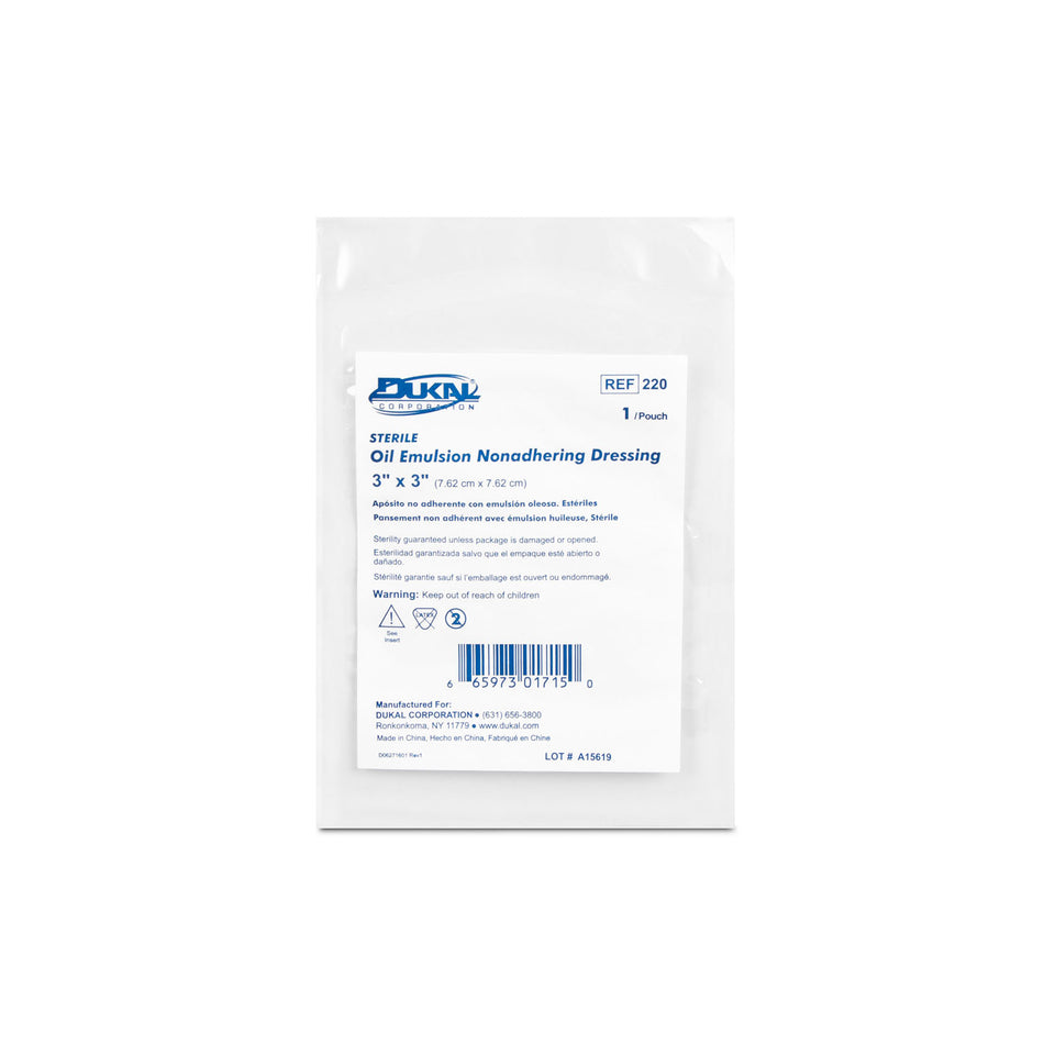 Dukal Alba Permeable Non-Adhering Dressings - 3" x 3", 1/PK, 50 PK/BX