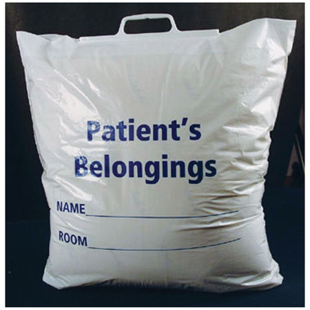 Adi Medical Patient Personal Belongings Bags - Plastic Rigid Handle