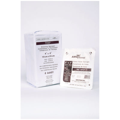 Amd Medicom Premium Gauze Sponges - Sterile 12-Ply, 2" x 2"