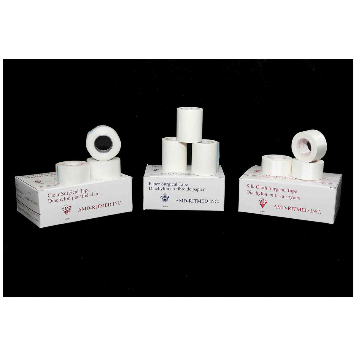 Amd Medicom Hypoallergenic Silk Surgical Tape