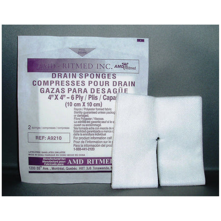 Amd Medicom Trach & IV Non-Woven No-Split Dressing Sponges