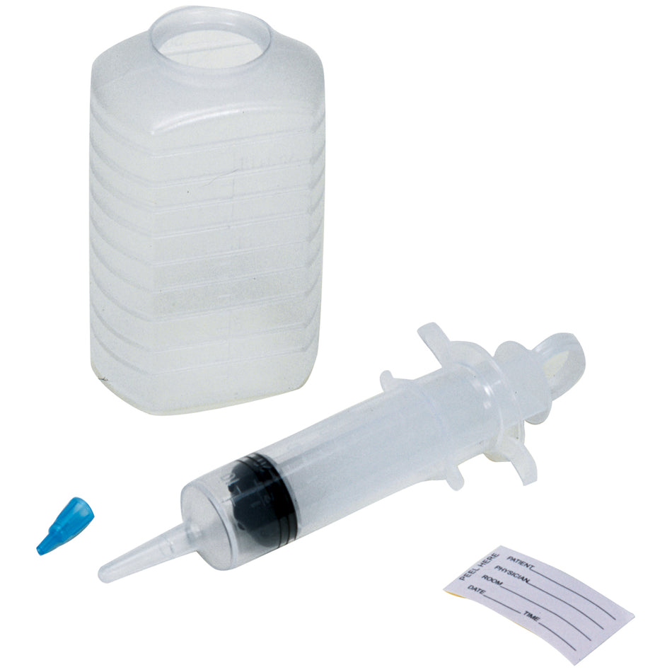 Amsino Amsure Enteral Feeding/Irrigation Kits & Trays - Piston Syringe (Resealable IV Pole Bag)