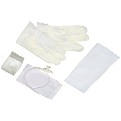 Amsino Amsure Suction Catheter Kits & Trays - Single Vinyl Glove