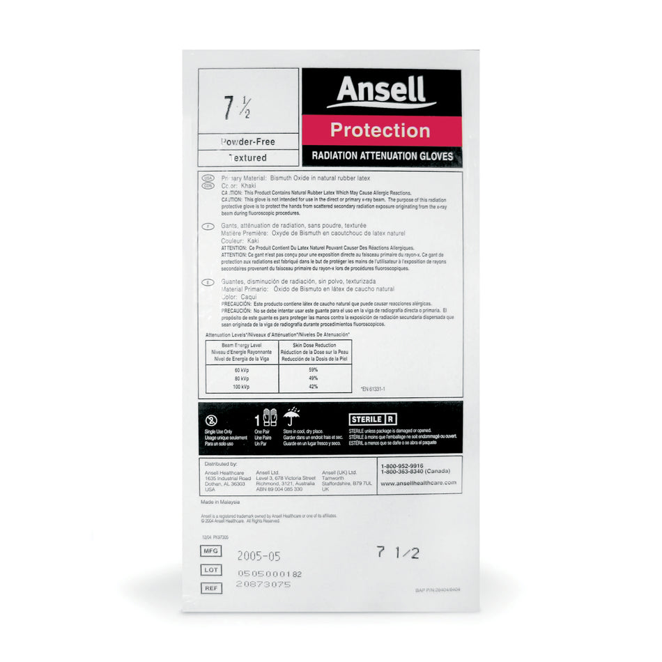 Ansell Radiation Attenuation Gloves