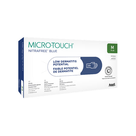 Ansell Micro-Touch Nitrafreetm Blue