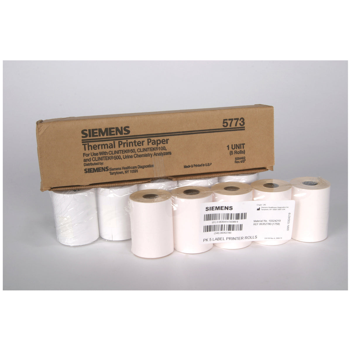 Siemens Clinitek Urine Chemistry Analyzer - Thermal Printer Paper