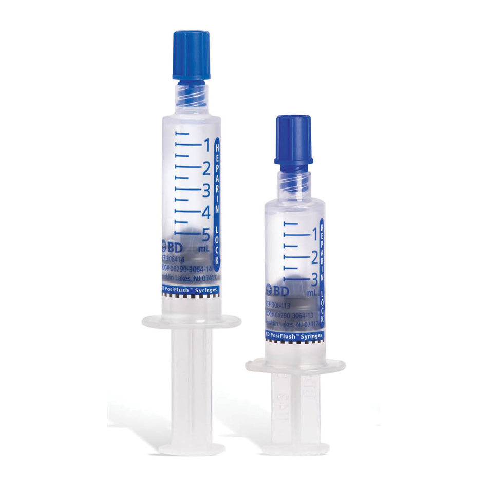 BD Posiflushtm Heparin Lock Flush Syringes - 10 Units/ML