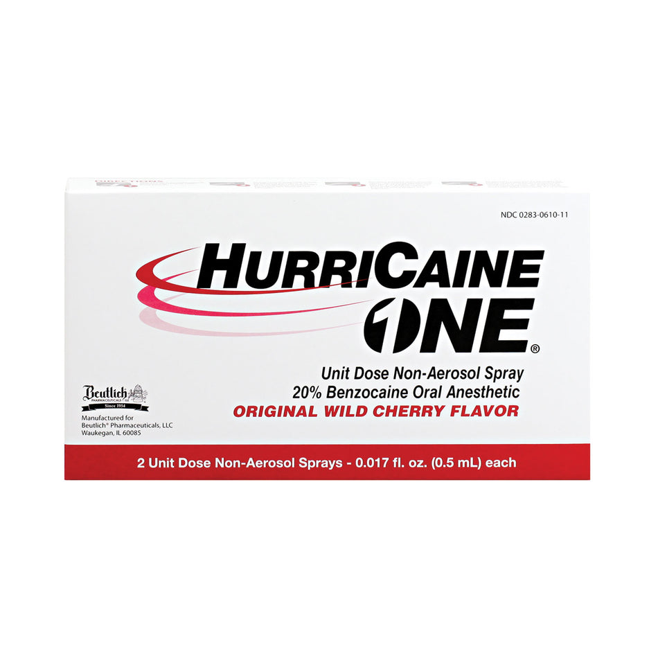 Beutlich Hurricaine One Unit Dose Non-Aerosol Spray