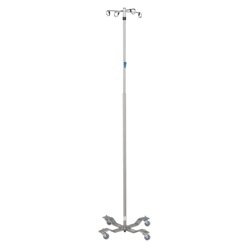 Blickman IV Stands - 4 Hook - Stainless Steel Base - Thumb Operated Slide Lock