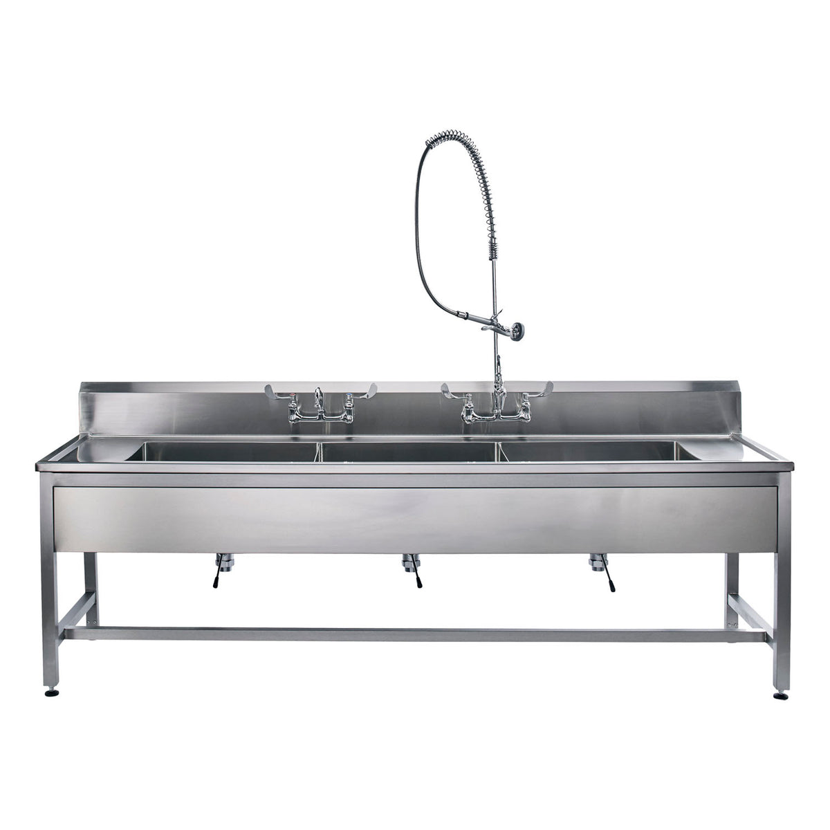 Blickman Decontamination Stations - Waste Lever Drain with Overflow