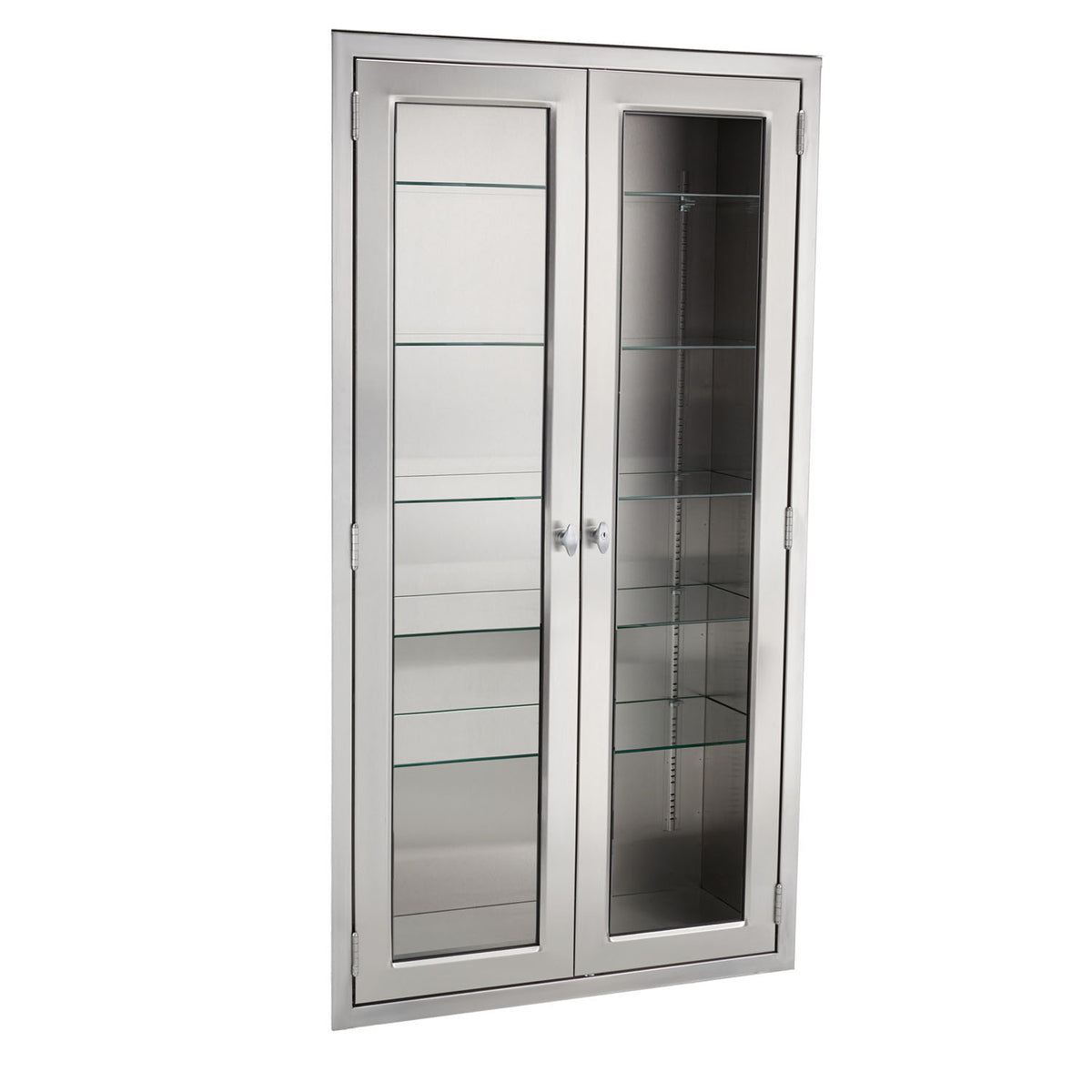 Blickman Equipment & Supplies Cabinets - Glass Door, Stainless Steel Shelves