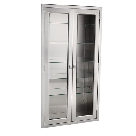 Blickman Equipment & Supplies Cabinets - Glass Door, Stainless Steel Shelves – image 2