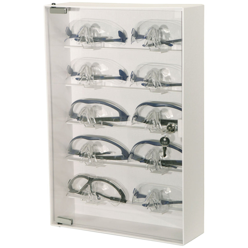 Marketlab Bowman Safety Glass Dispenser - Locking Cabinet