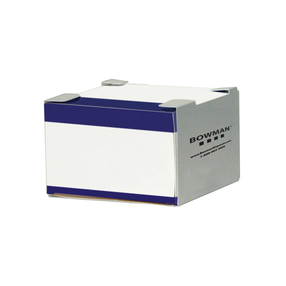 Marketlab Bowman Face Mask Dispensers - Tie Style, White Powder Coated Steel - Dual Position