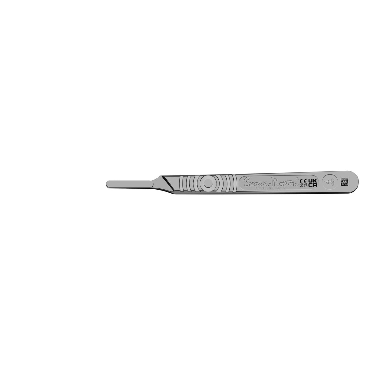 Cincinnati Surgical Handles - Stainless Steel, Fits Blades 18-27, No Udi Stamp, Size 4