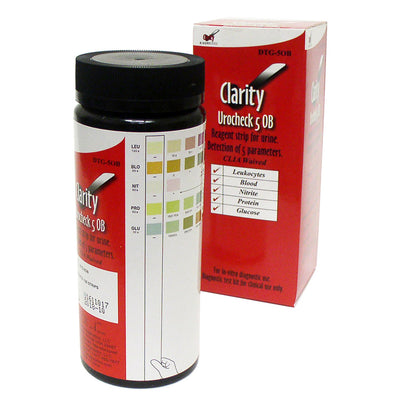 Clarity Diagnostics Urinalysis - Urocheck Strips 5 Ob