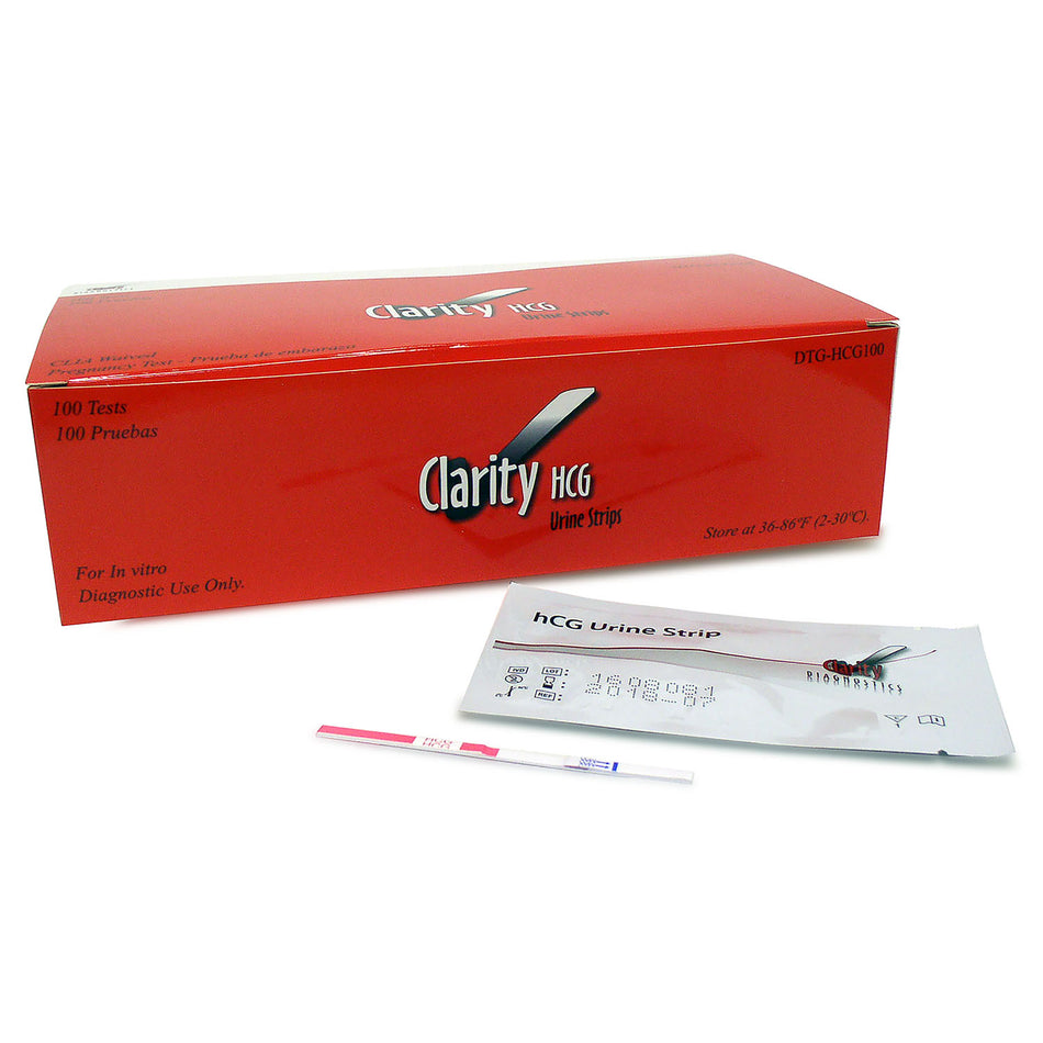 Clarity Diagnostics Pregnancy - HCG Test Strips