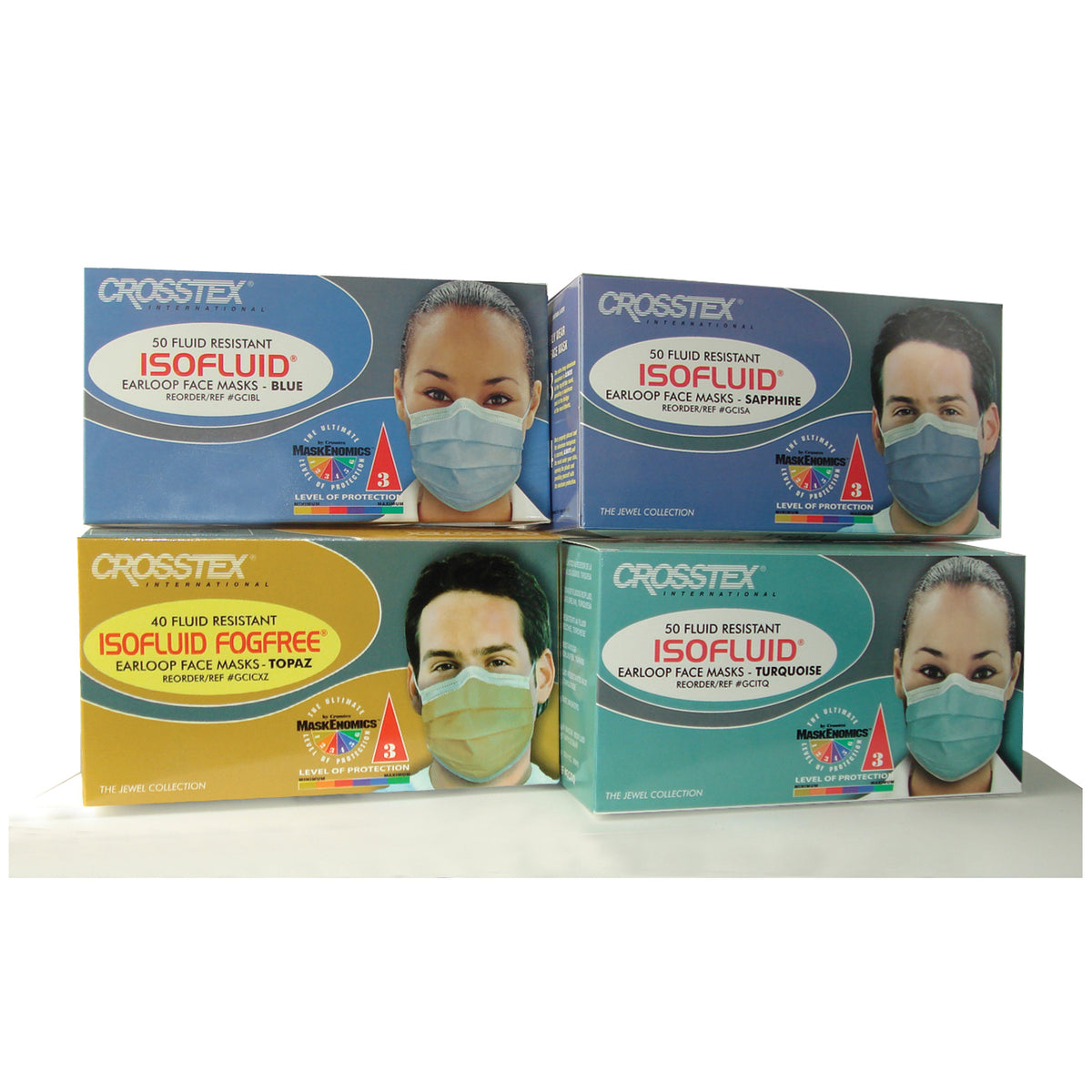 Crosstex Isofluid Earloop Mask - 50/BX