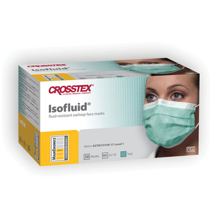 Crosstex Isofluid Earloop Mask - 50/BX – image 3