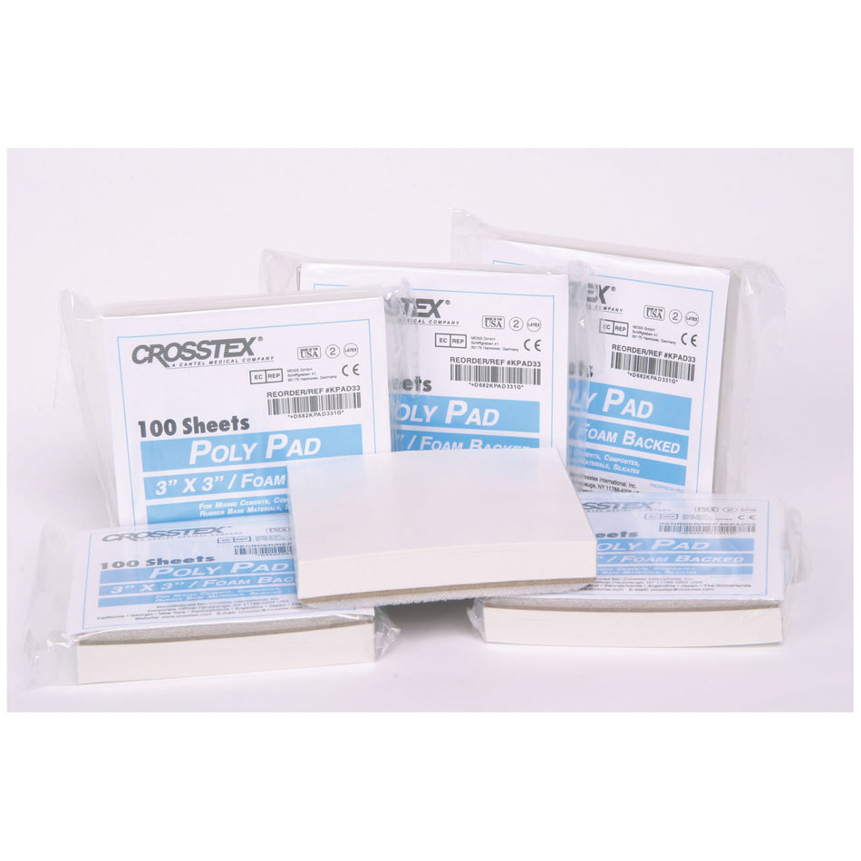Crosstex Mixing Pads - Poly Coated