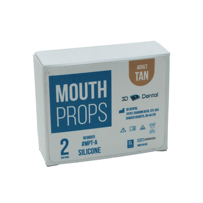 3D Dental Mouth Props - Tan Silicone