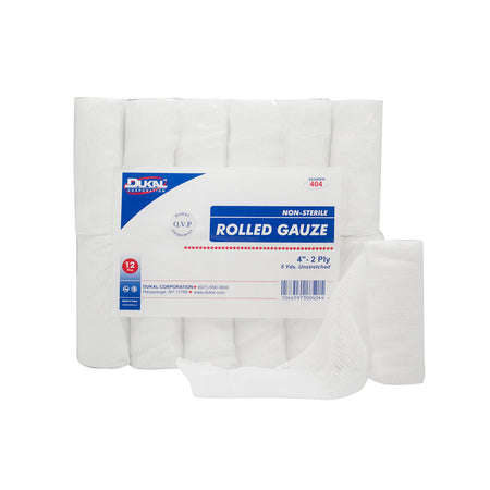 Dukal Rolled Gauze - Non-Sterile, 2-Ply, 12 RL/Bg – image 2
