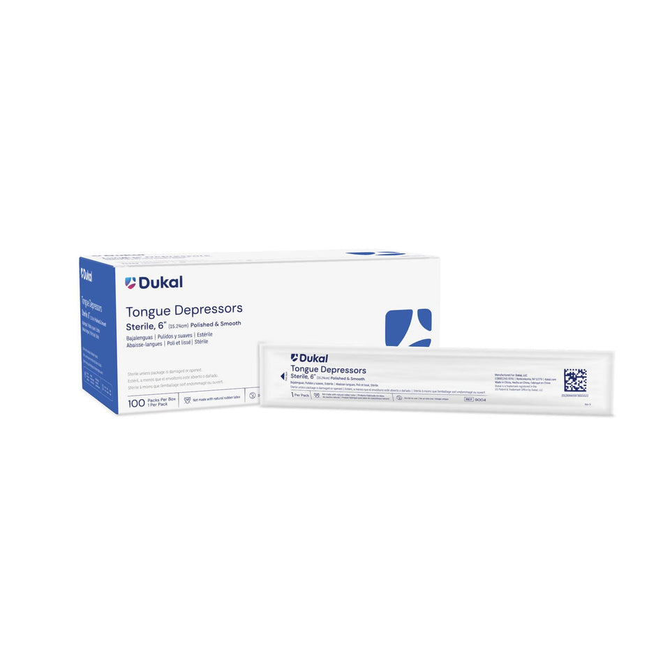 Dukal Tongue Depressors - Sterile, Senior