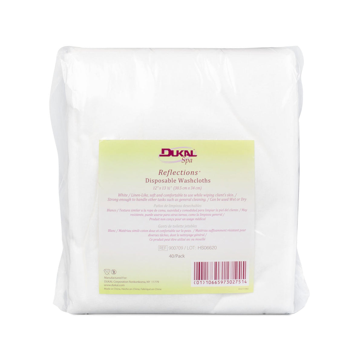 Dukal Spa Supply & Spa Care Products - Spa Supplies: Washcloth