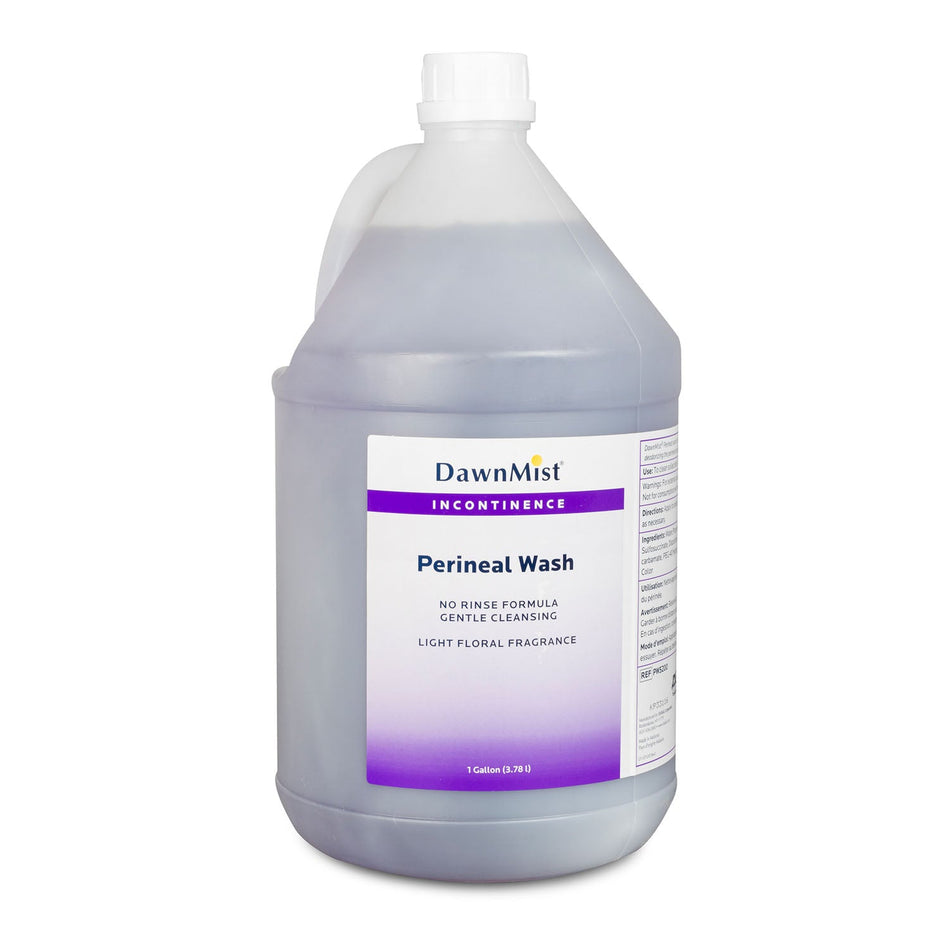 Dukal Dawnmist Perineal Wash - No Rinse Formula - Gallon Bottle with Pump