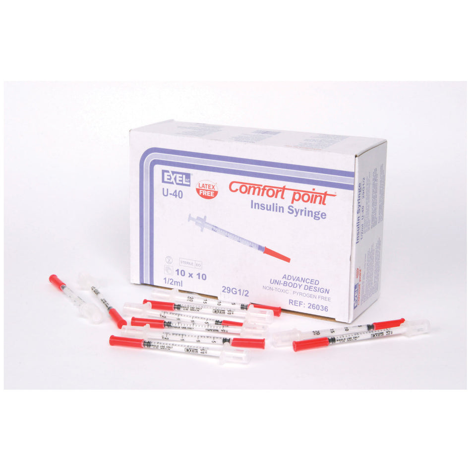 Exel Veterinary U-40 Insulin Syringe