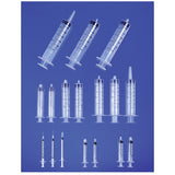 Exel Luer Slip Syringes - Eccentric (Clear)
