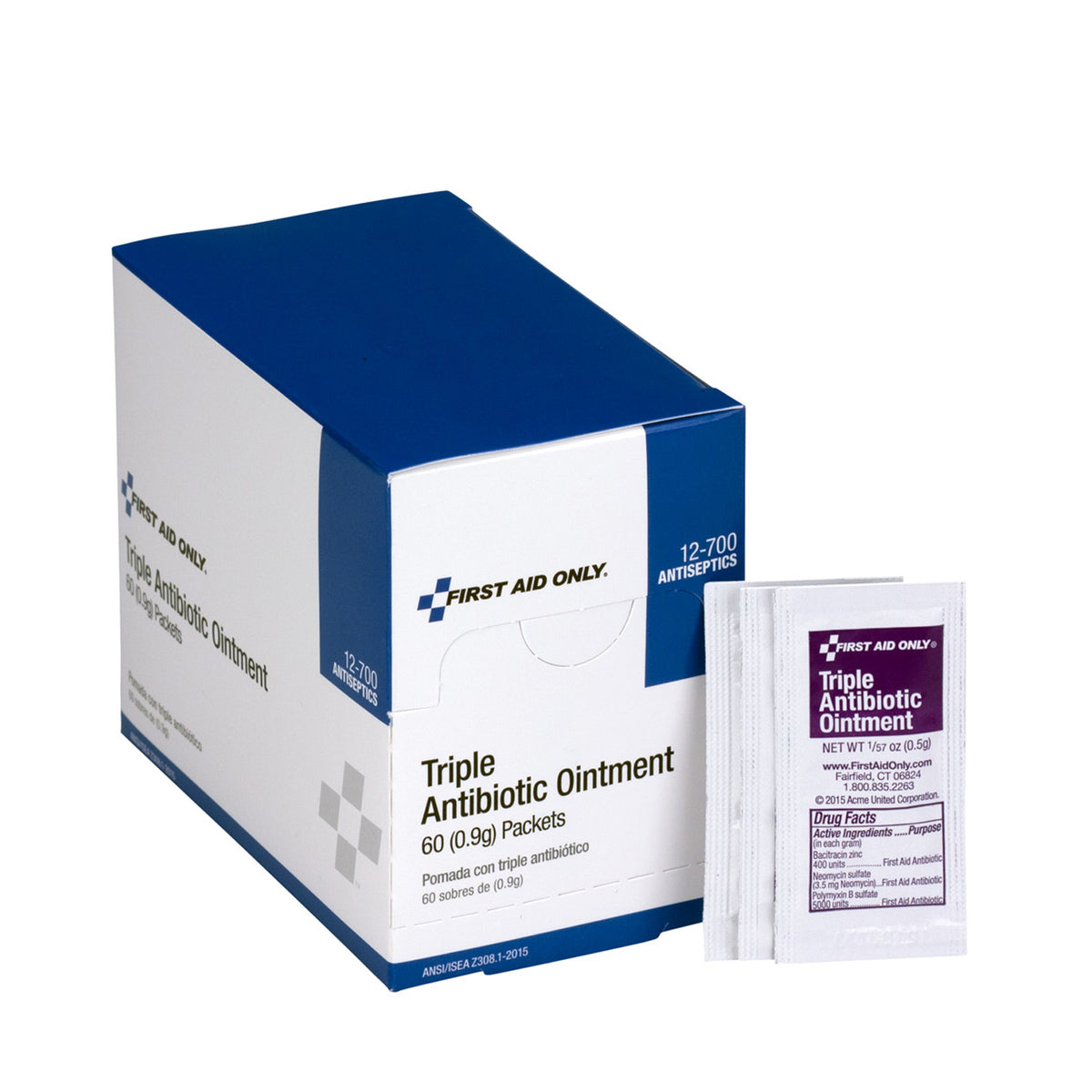 First Aid Only/Acme United Triple Antibiotic Ointment – image 2
