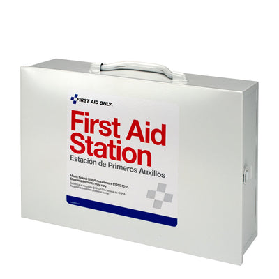 First Aid Only/Acme United Industrial Station - 516 Piece, Metal Cabinet with 8 Pocket Vinyl Liner