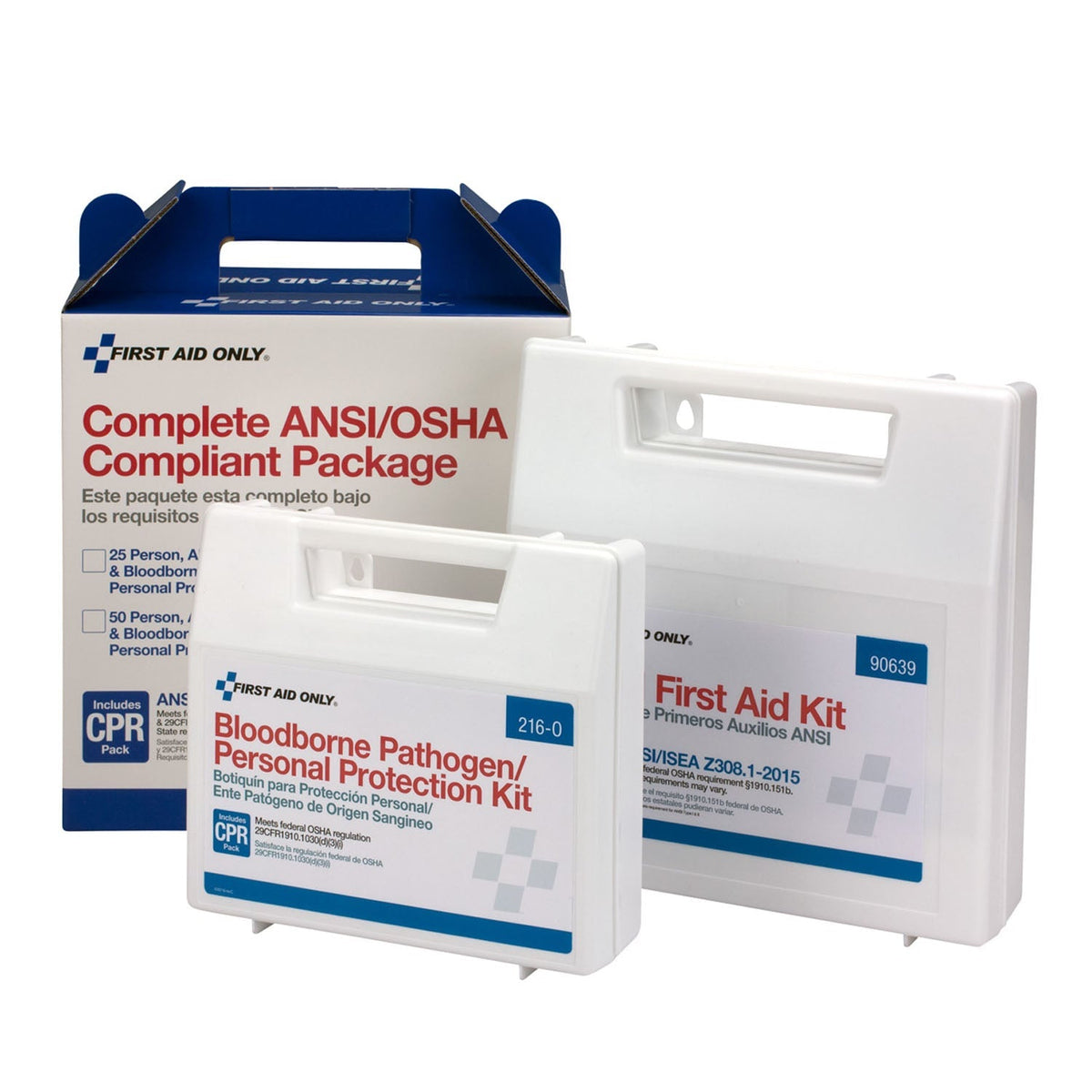 First Aid Only/Acme United ANSI/OSHA Compliant Package - 50 Person Complete ANSI/OSHA Compliance