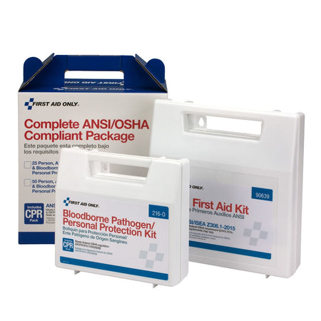 First Aid Only/Acme United ANSI/OSHA Compliant Package - 50 Person Complete ANSI/OSHA Compliance