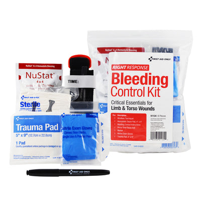 First Aid Only/Acme United Bleeding Control Kits - General Aid Packs with Meds