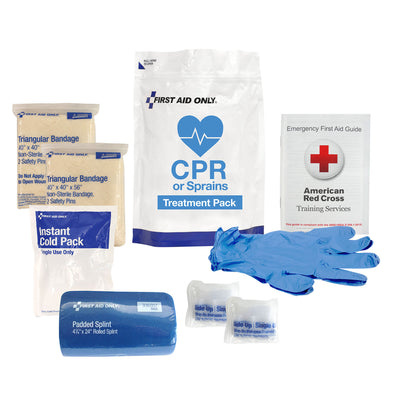 First Aid Only/Acme United Emergency Response Kits & Packs - CPR & Sprains Treatment Pack