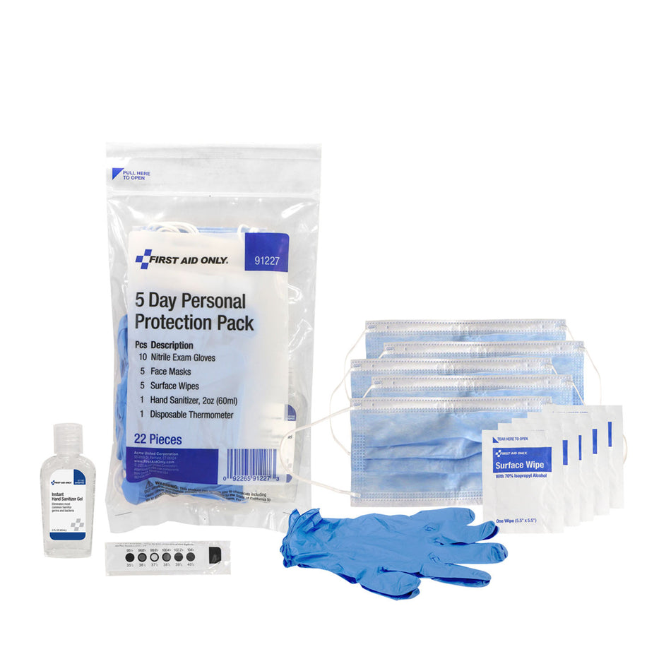 First Aid Only/Acme United Personal Protection Pack - 5 Day Pack