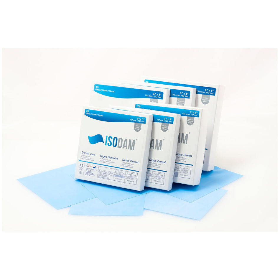Four D Rubber Isodam Dental Dam - Medium