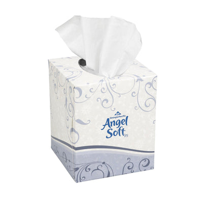 Georgia-Pacific Angel Soft PS Ultra Facial Tissue - Cube Box