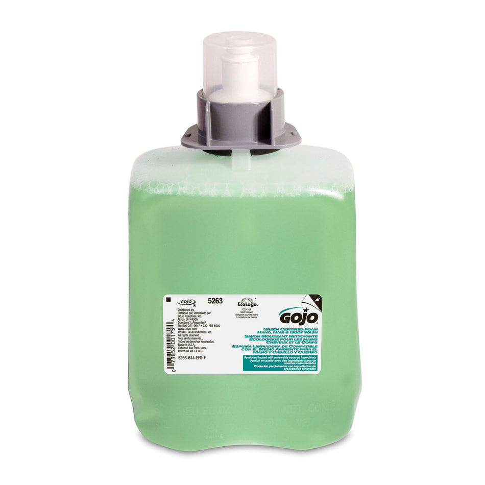 Gojo Provon Foaming Hair & Body Wash - Green Certified Foam Hand & Wash