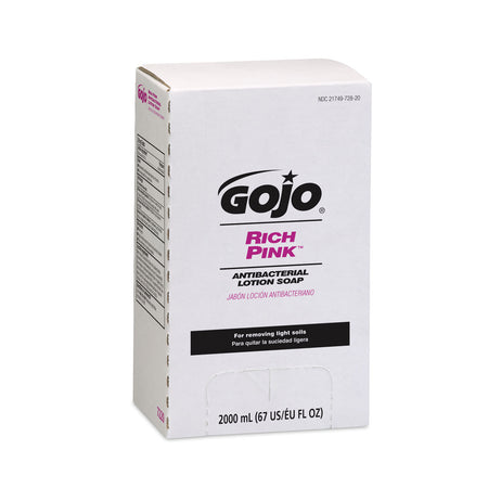 Gojo Protm 2000 Bag-in-Box System - Rich Pink Antibacterial Lotion Soap