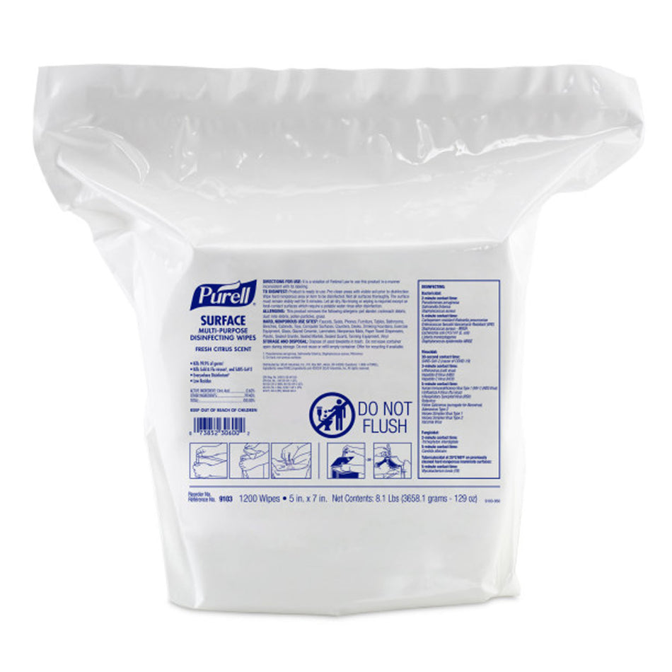 Gojo Purell Multipurpose Surface Disinfectant Wipes