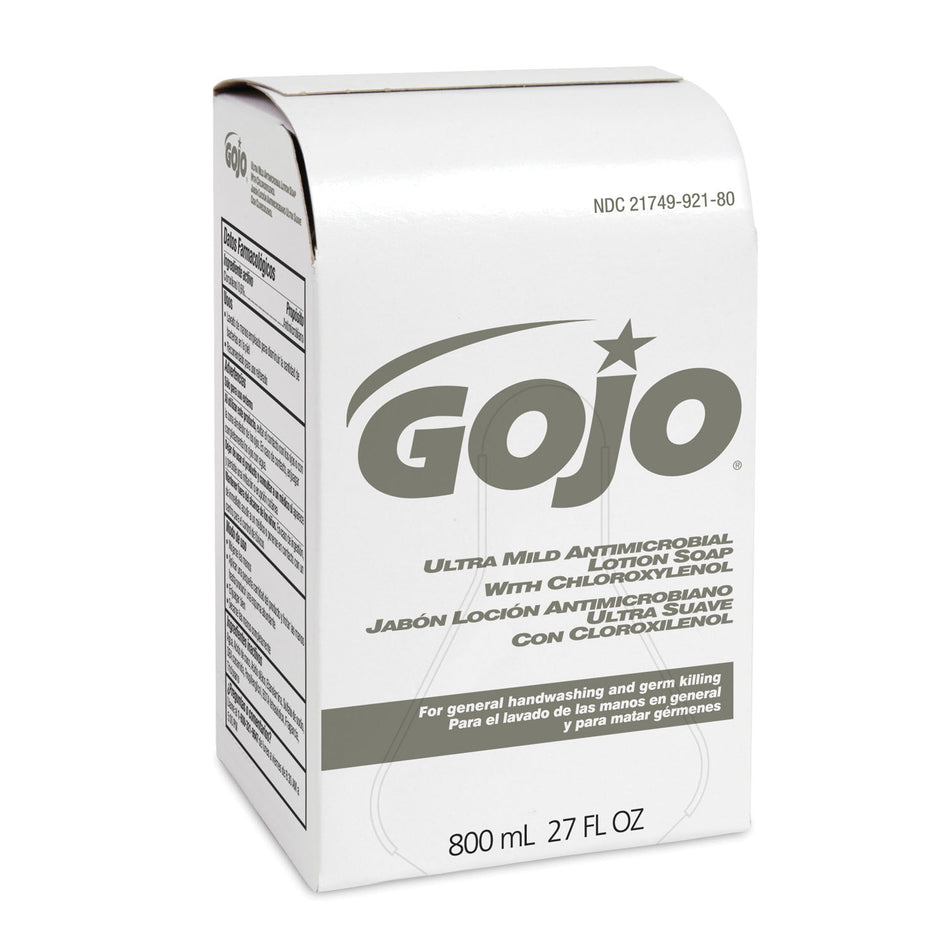 Gojo 800ML Bag-in-Box System - Ultra Mild Antimicrobial Lotion Soap