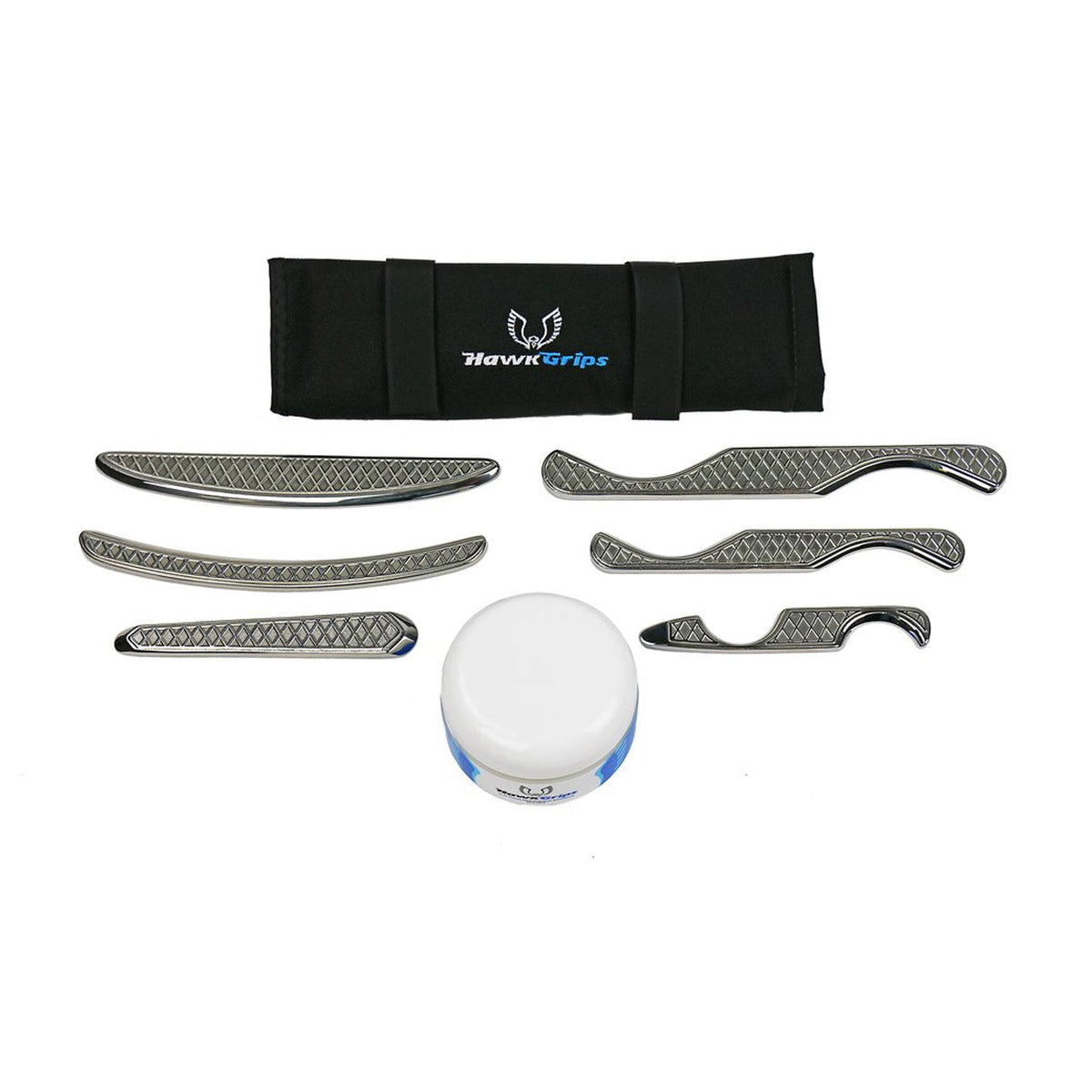Hawkgrips Silver Set