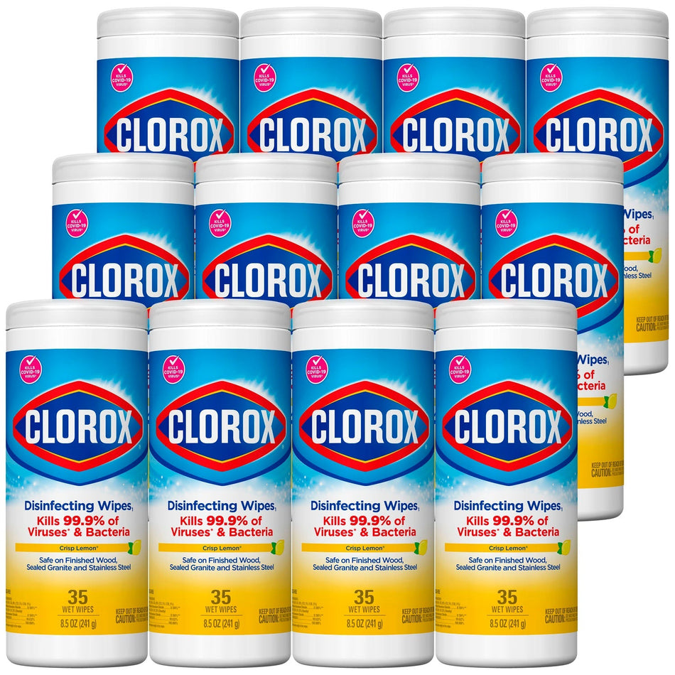 Clorox Commercial Solutions Disinfecting Wipes - Crisp Lemon