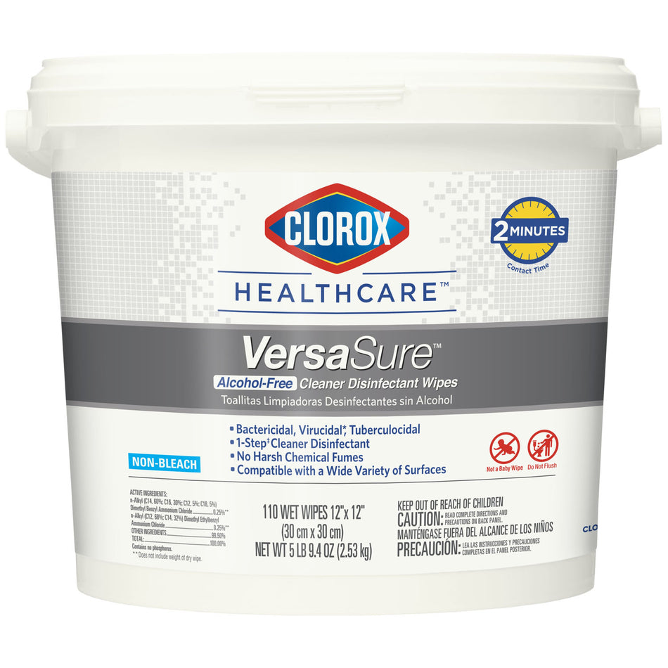 Clorox Versasuretm Cleaner Disinfectant Wipes - Tub