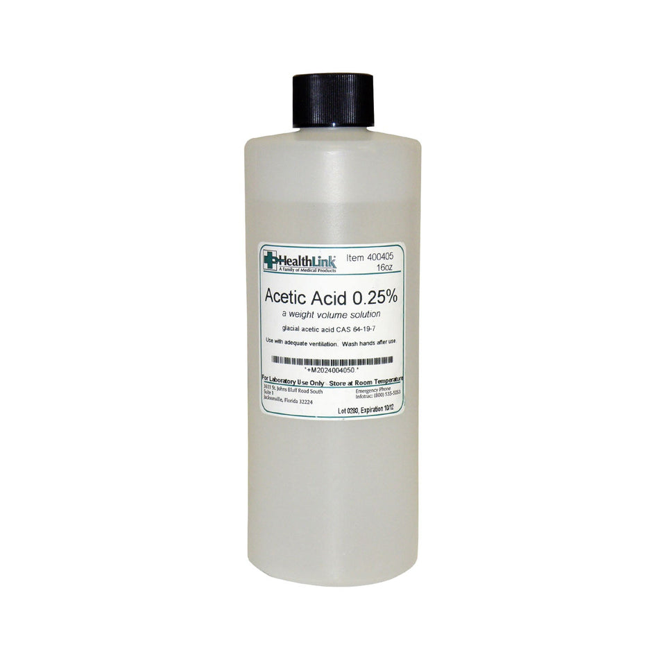 EDM3 Stains and Reagents - Acetic Acid 0.25% to 3% - 16 oz