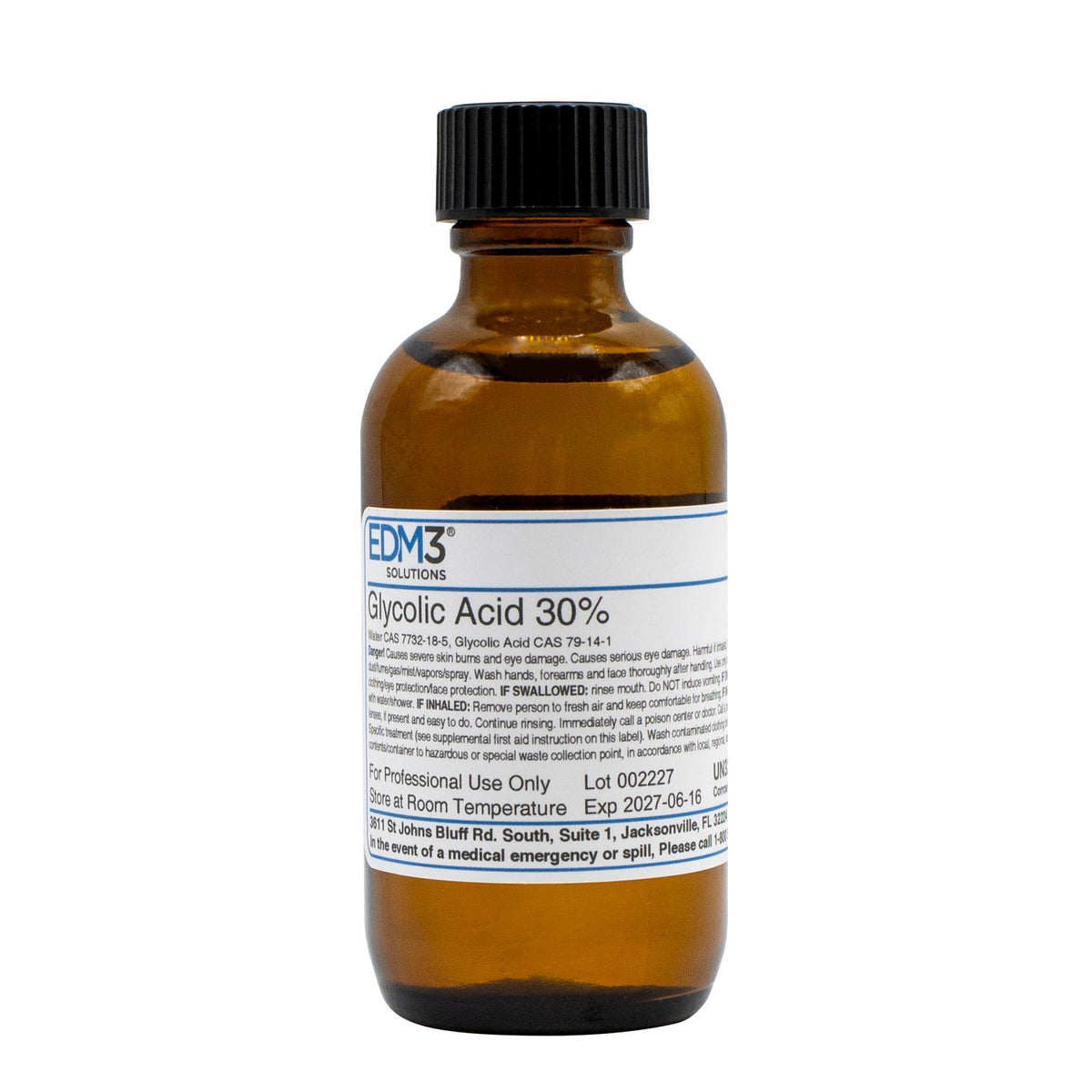 EDM3 Stains and Reagents - Glycolic Acid 2 oz