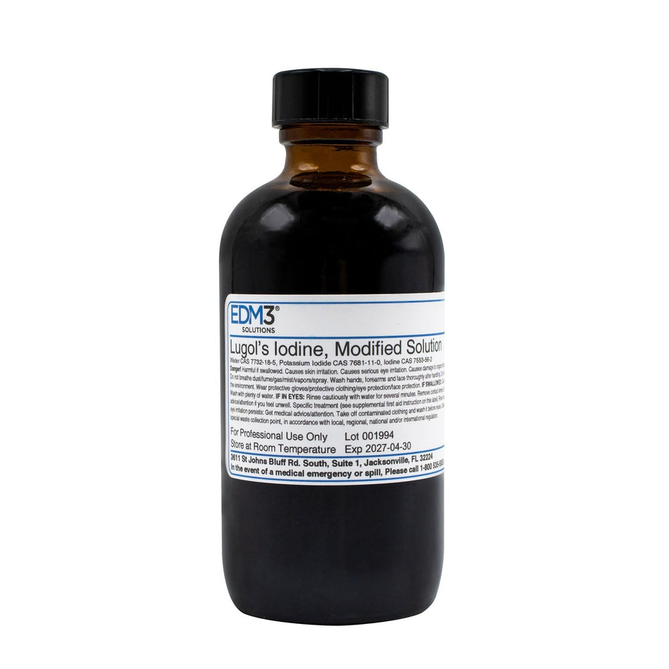 EDM3 Stains and Reagents - Lugol's Iodine Modified 2.1%